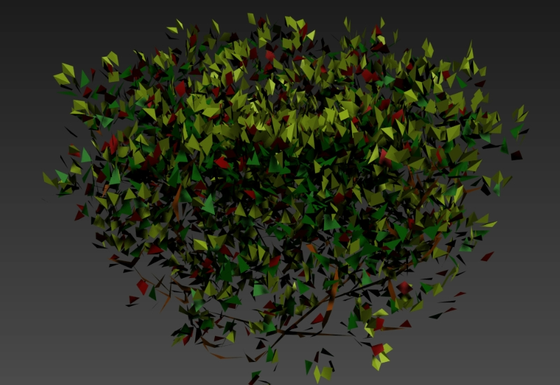 Arbustos em 3D 004