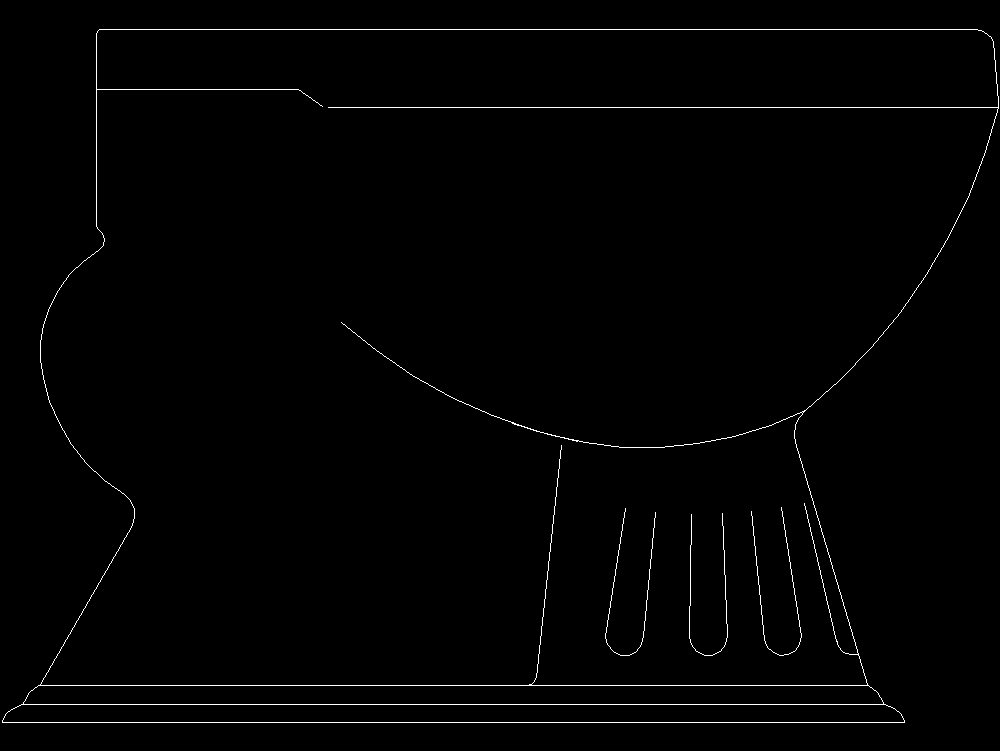 Juego de baño ferrum victoria en AutoCAD | CAD (88.06 KB) | Bibliocad