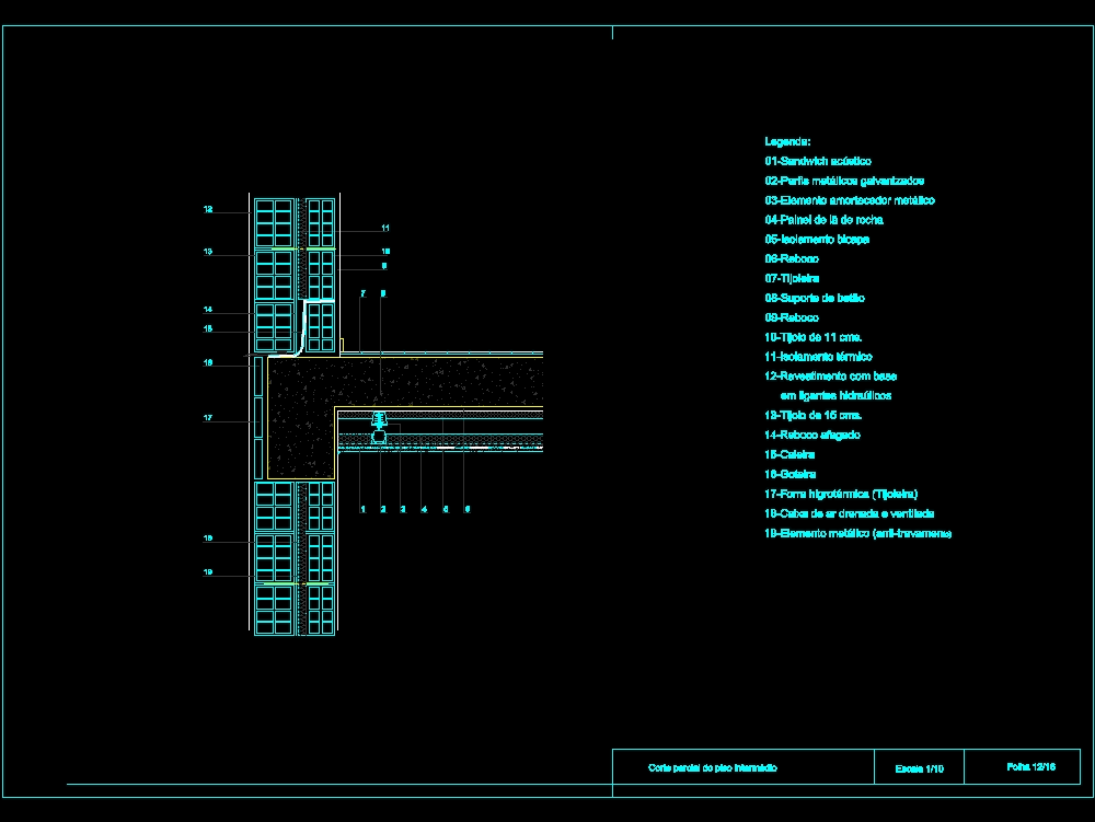 Corte por fachada en AutoCAD | Descargar CAD (35.45 KB) | Bibliocad