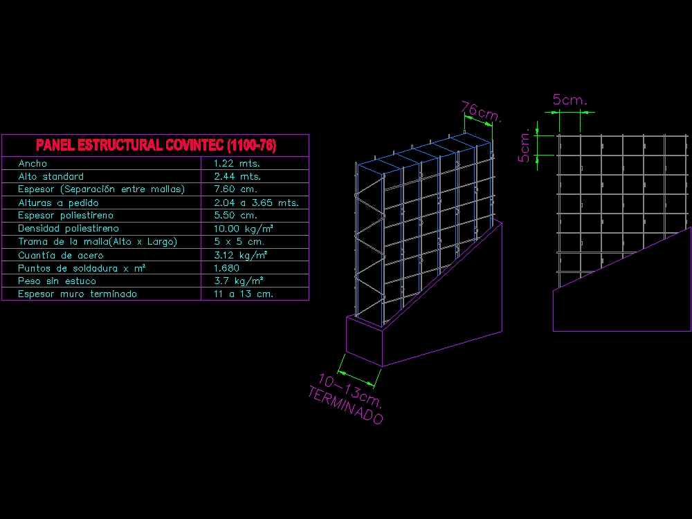 Covintec - Sistema constructivo