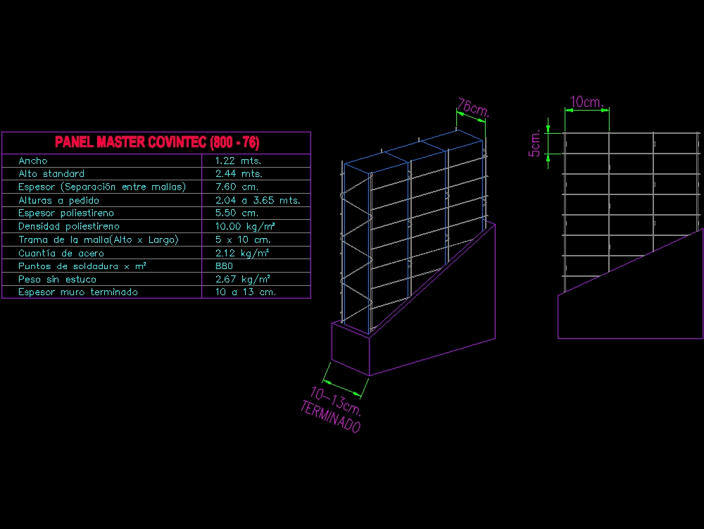 Covintec - Sistema constructivo