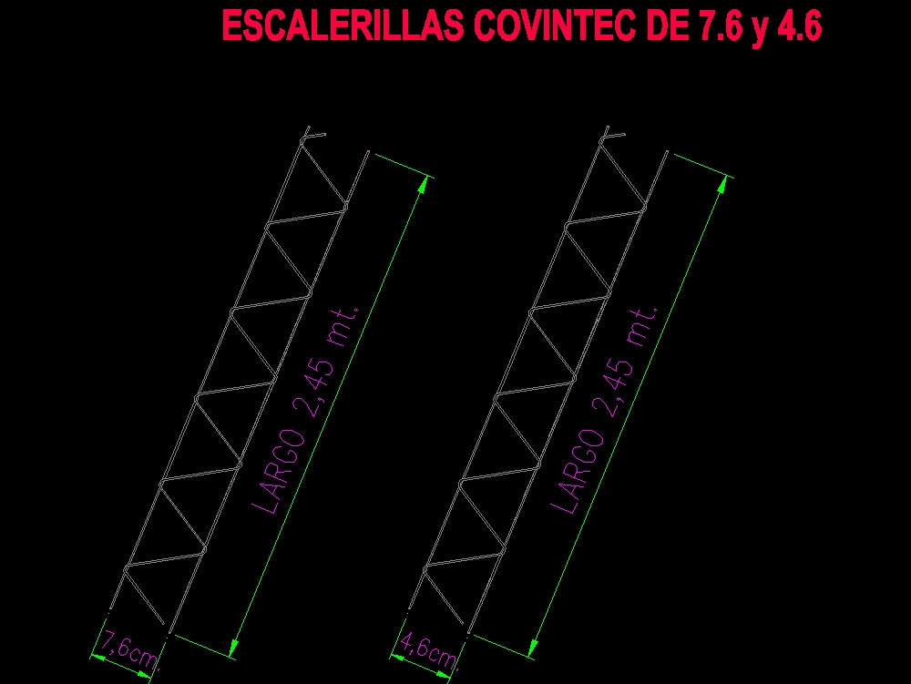 Escalerillas Covintec - Sistema constructivo