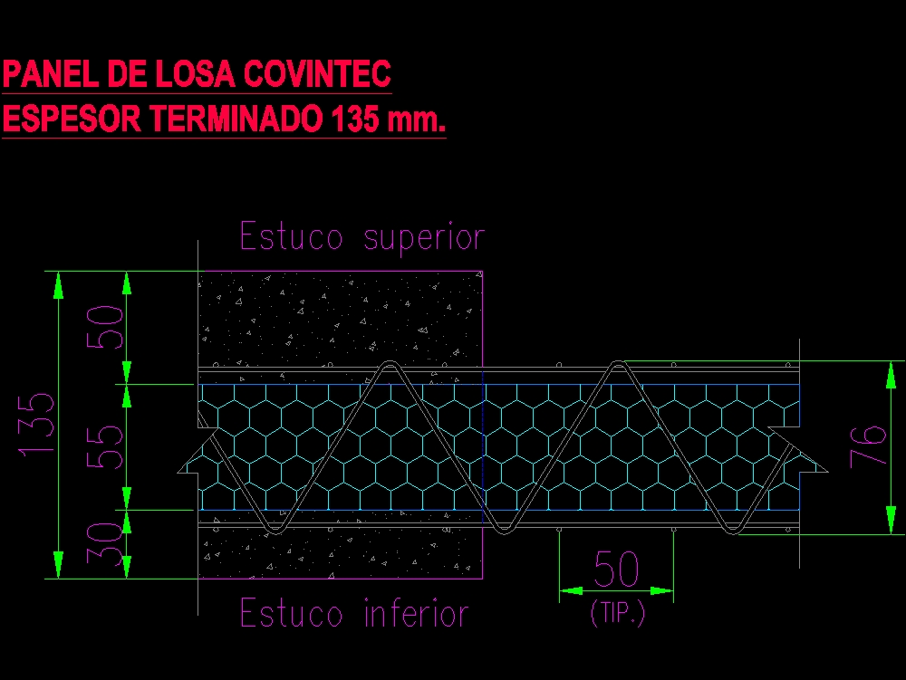 Covintec Deckenplatte - Bausystem