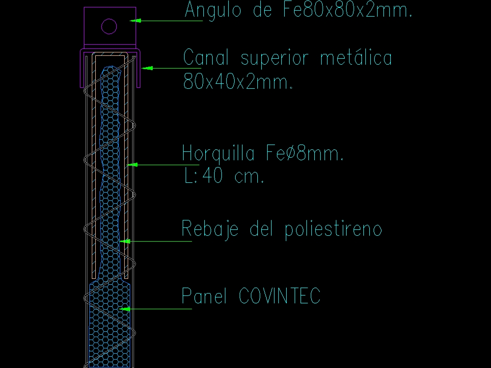Detalhe Covintec - sistema construtivo