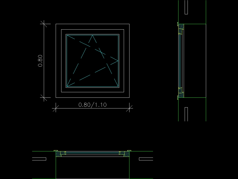 Ventana En AutoCAD Descargar CAD KB Bibliocad