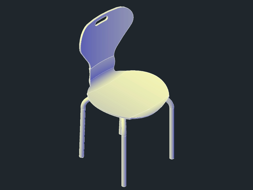 lyre chair