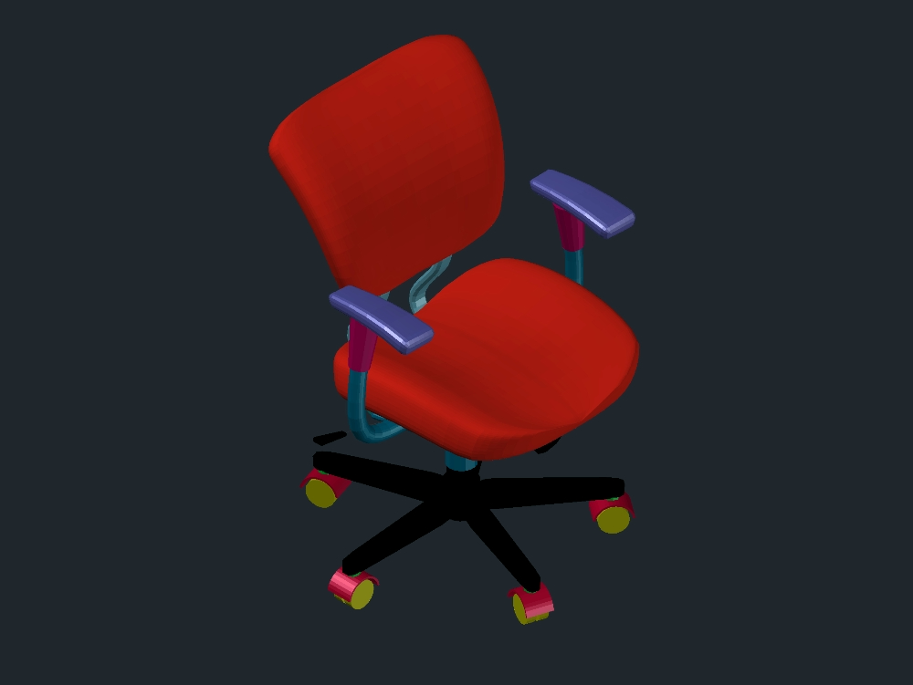 Chaise de bureau modèle 3D