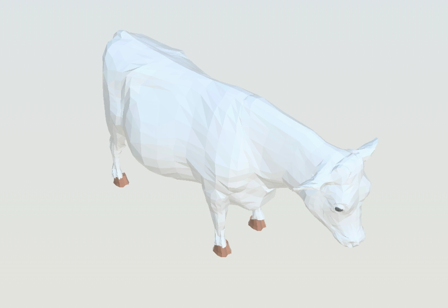 Animal vaca 3D