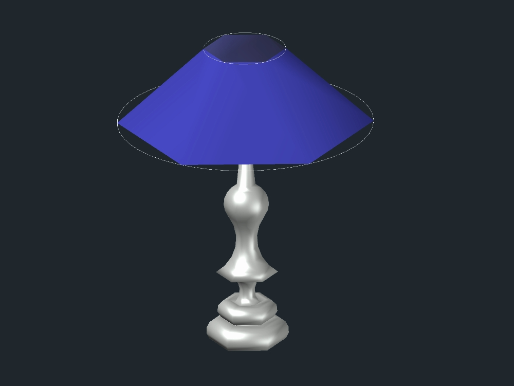 3D-Stehlampe