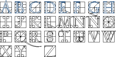 Alphabet de Dürer