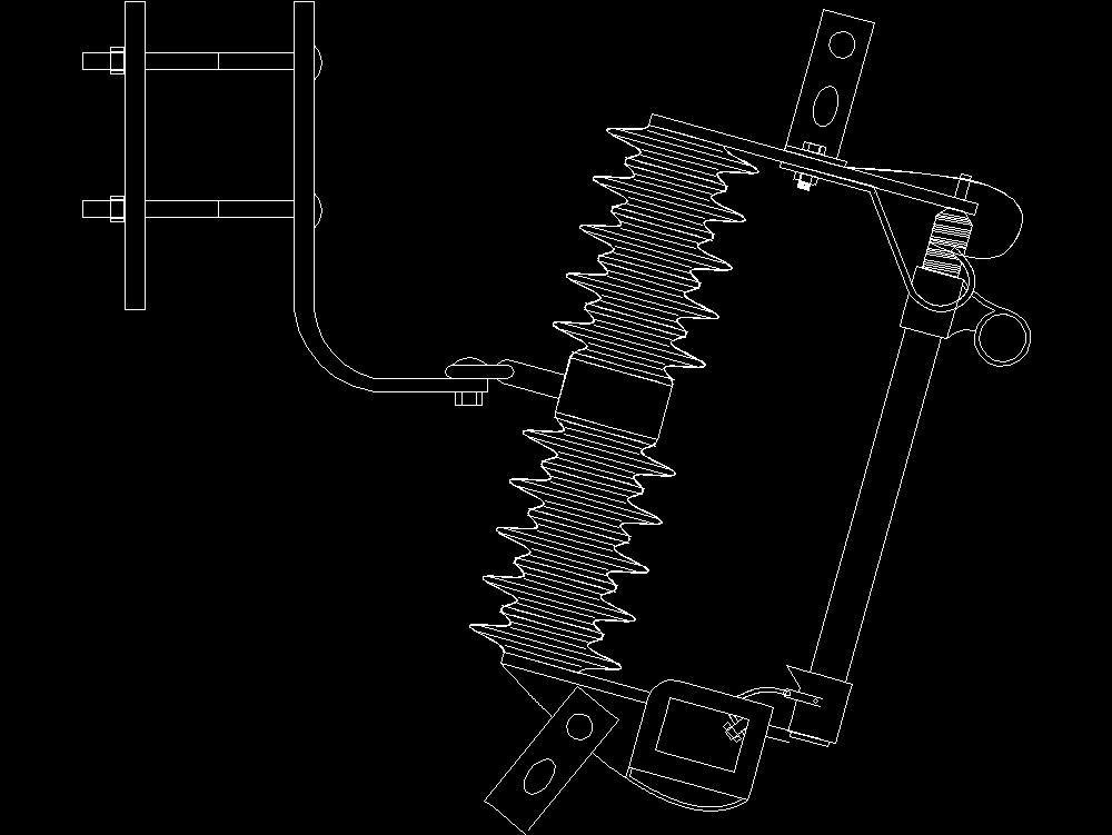 Disjoncteur actuel dans AutoCAD  Téléchargement CAD (64.55 KB