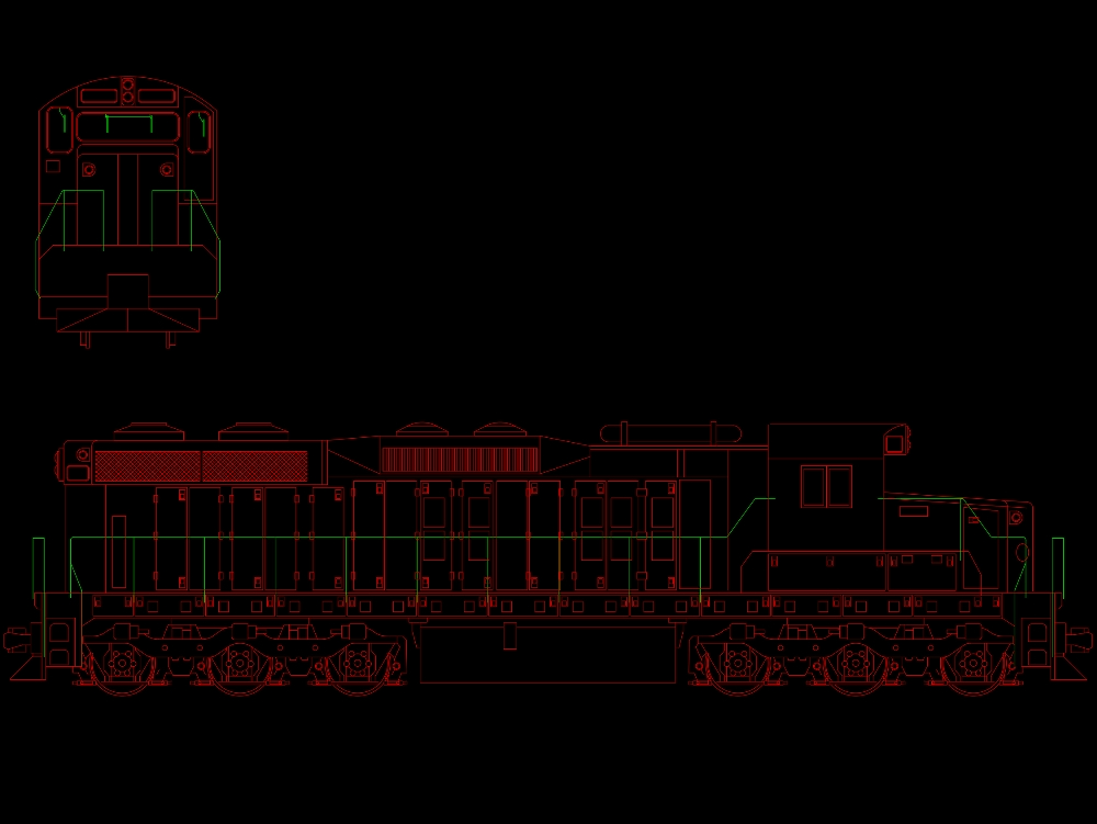 locomotive sd18