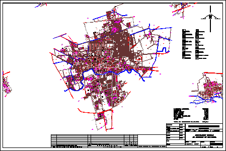 Carte de la ville de Salamanque