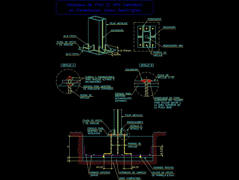 Detalle Cimentacion En Autocad Descargar Cad Kb Bibliocad My Xxx Hot Girl