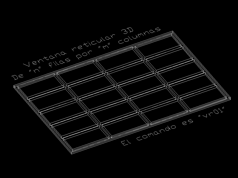 lisp routine - 3d grid window