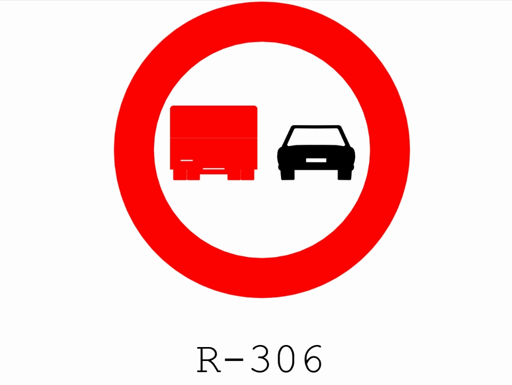 Traffic signs - r-306