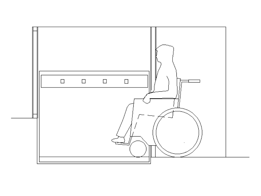 Behindertengerecht – Aufzug.