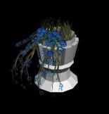 Flowerpot with flowers