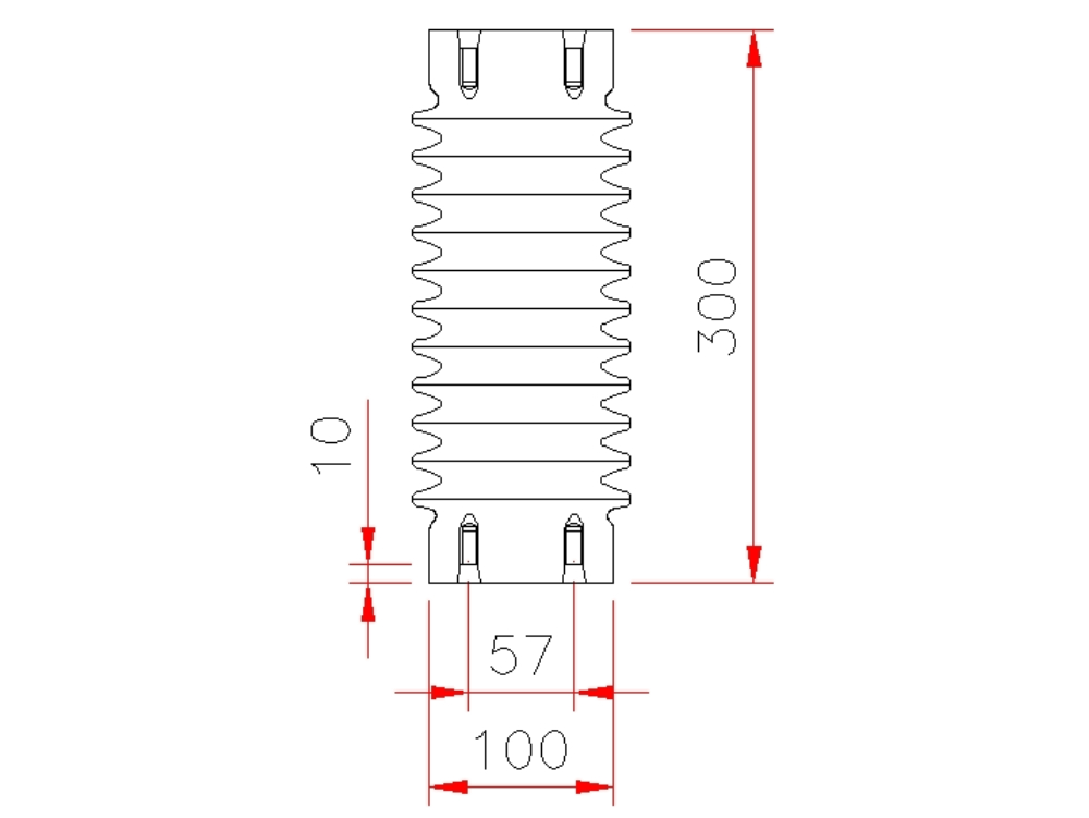36-kV-Stützisolator.