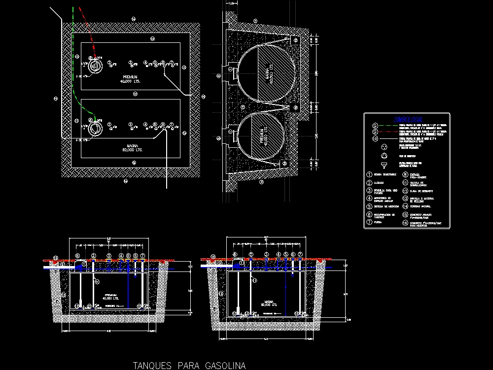 Gas Stations With Car Wash >> Detail of fuel tank in AutoCAD | CAD download (66.77 KB ... Gas Stations With Car Wash >> Detail of fuel tank in AutoCAD | CAD download (66.77 KB ...