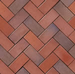 Ceramic tiles red  floor
