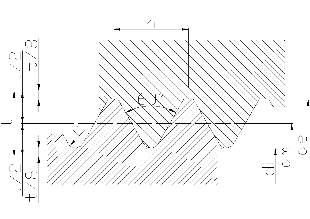 Screw thread normalized in AutoCAD CAD download (18.84 KB) Bibliocad