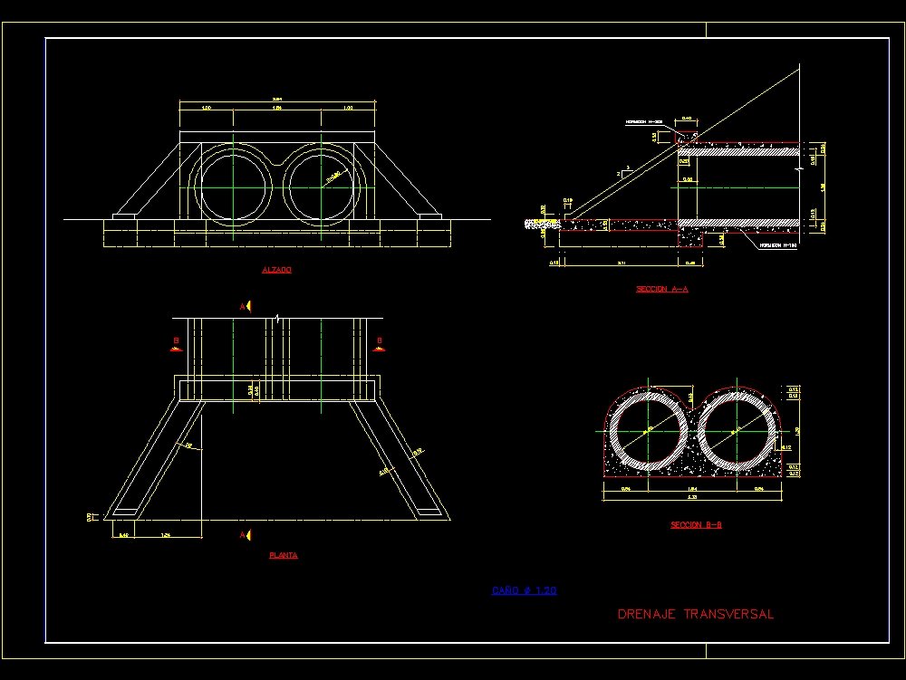 Planos De Obras De Drenaje