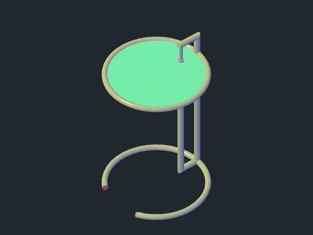 Eileen Gray 3D-Tisch