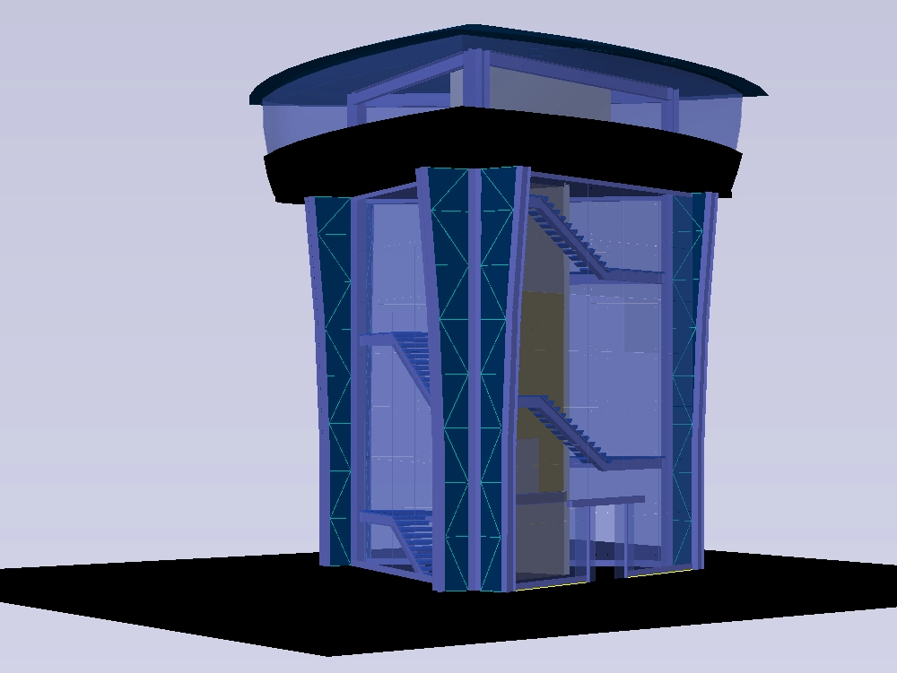 control tower 3d