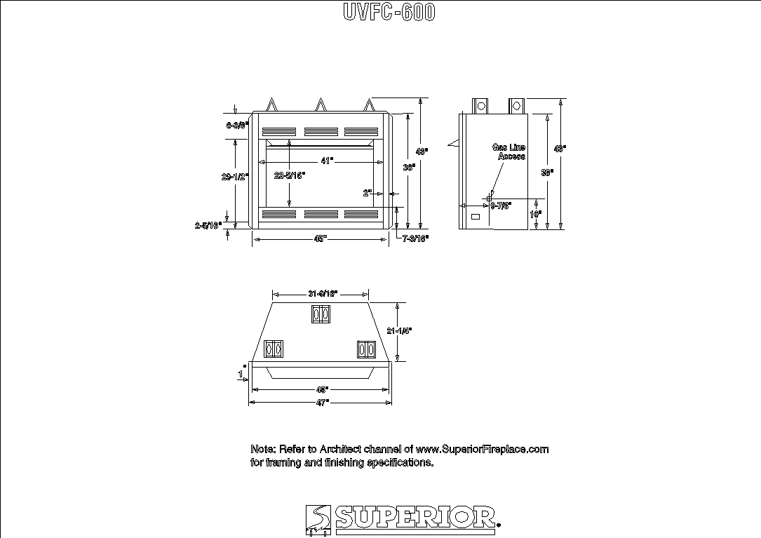 Prefabricated fireplace stove in AutoCAD CAD (58.86 KB) Bibliocad
