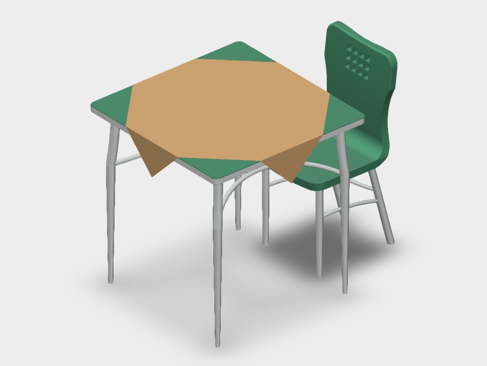 Tisch und Stuhl