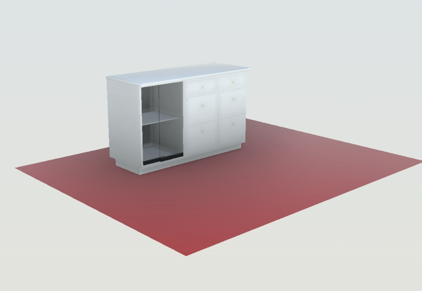 Modulate with drawers 3D