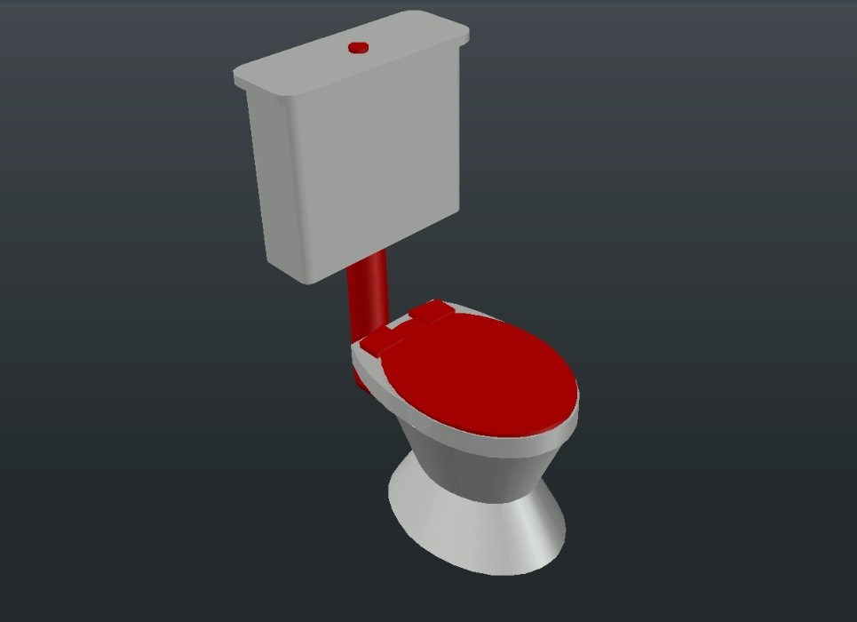 3d toilet