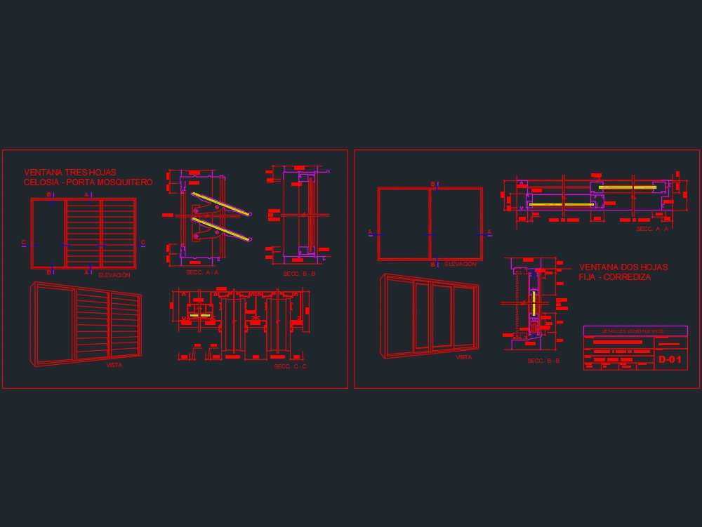 Fenêtre En Aluminium Dans Autocad Téléchargement Cad Gratuit 1849 Kb Bibliocad 9778