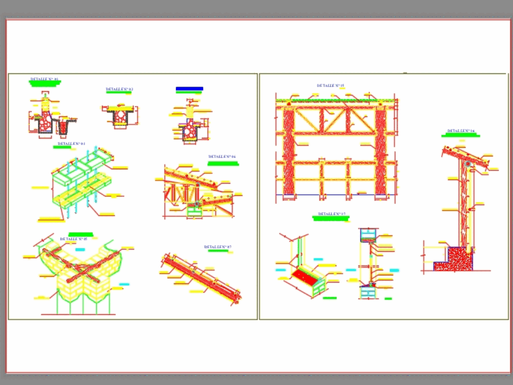 PLANO DE DETALLES DE ADOBE Y MADERA