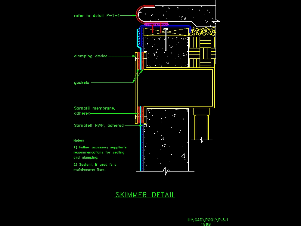 skimmer swimming pool details