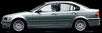Profil de voiture BMW - photographie avec carte d'opacité