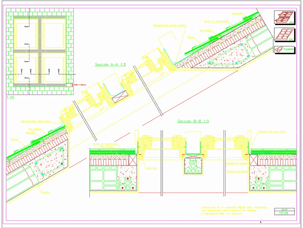 Windows inclined roofs 10.09