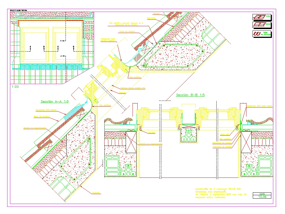 Windows inclined roofs10.08