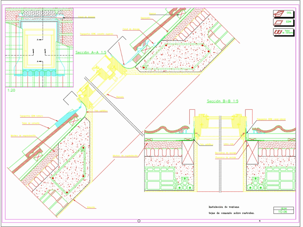 Windows at inclined roofs - Velux 10.06