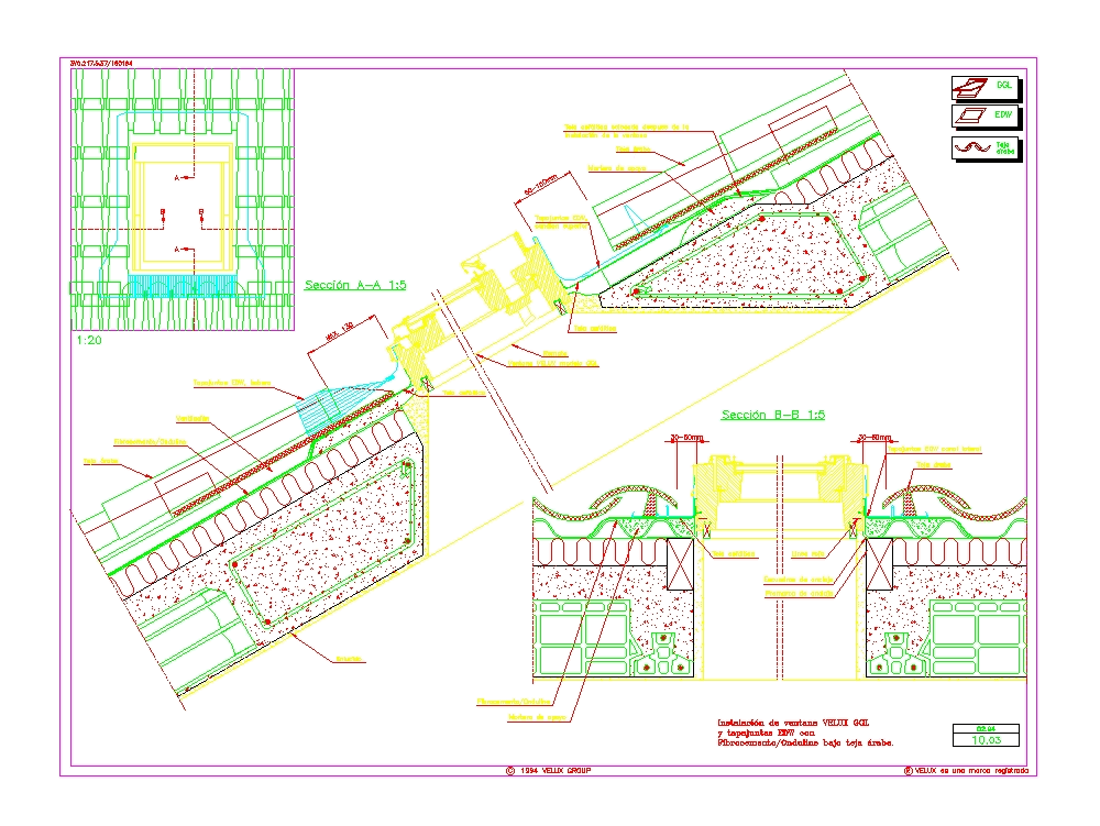 Ventanamientos en cubiertas inclinadas - velux 10.03 (231.54 KB
