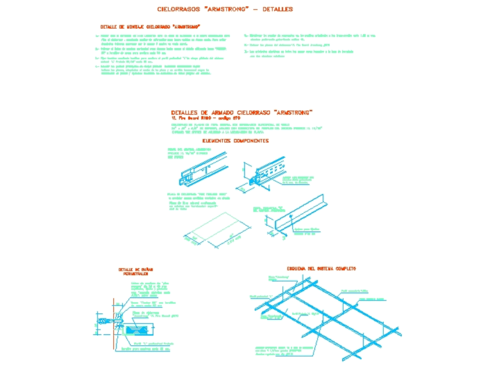 Detail Armstrong Ceiling In Autocad Cad Download 84 18 Kb