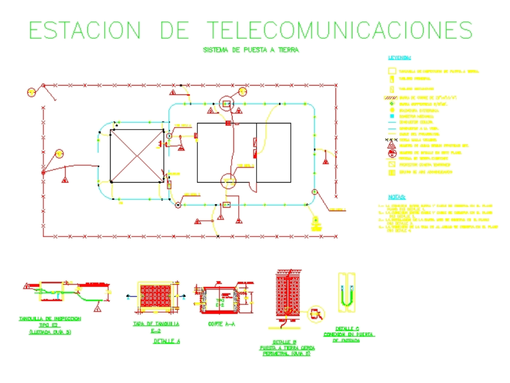 Poste de télécommunications.