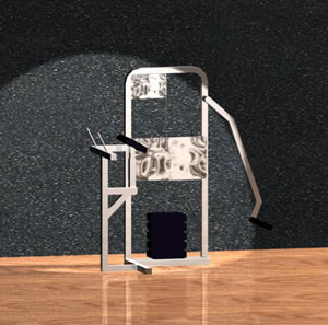 Gym apparatus 3D - Applied materials