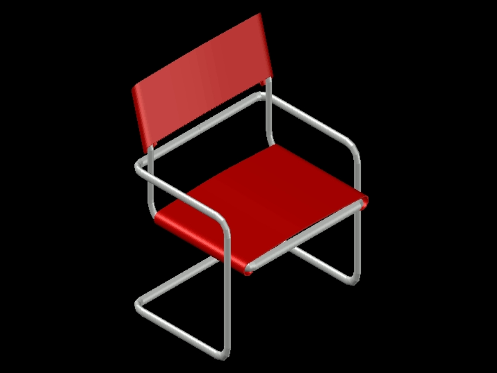3d chair.