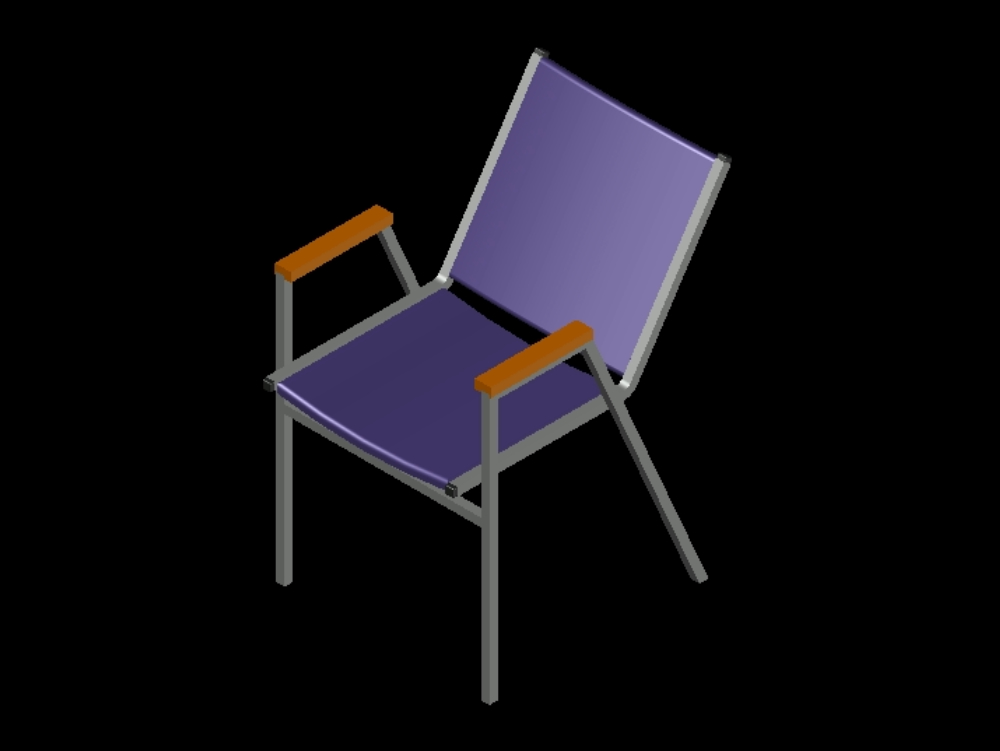 Cadeira 3D.
