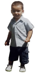 Mon petit neveu - enfant - photographie avec carte d'opacité