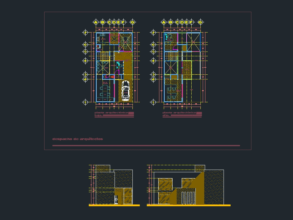 Architect's office.