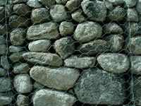 Sillerias - textura de pedra em gavion