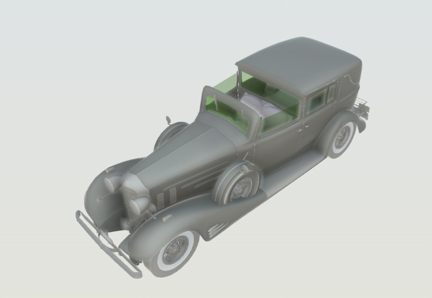 Automóvil Antiguo 3D